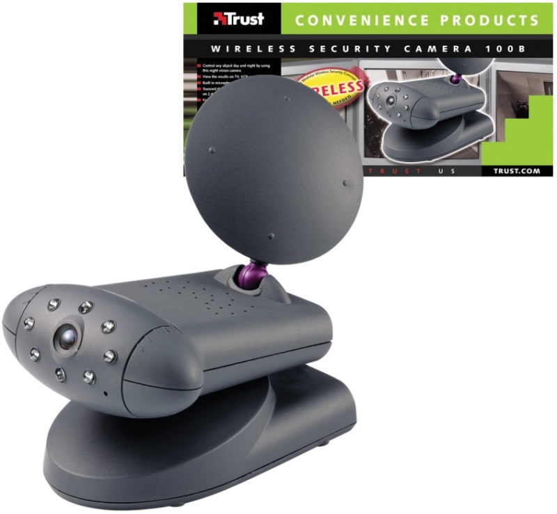 TRUST WIRELESS ALARM TRUST SECURITY CAMERA 100B